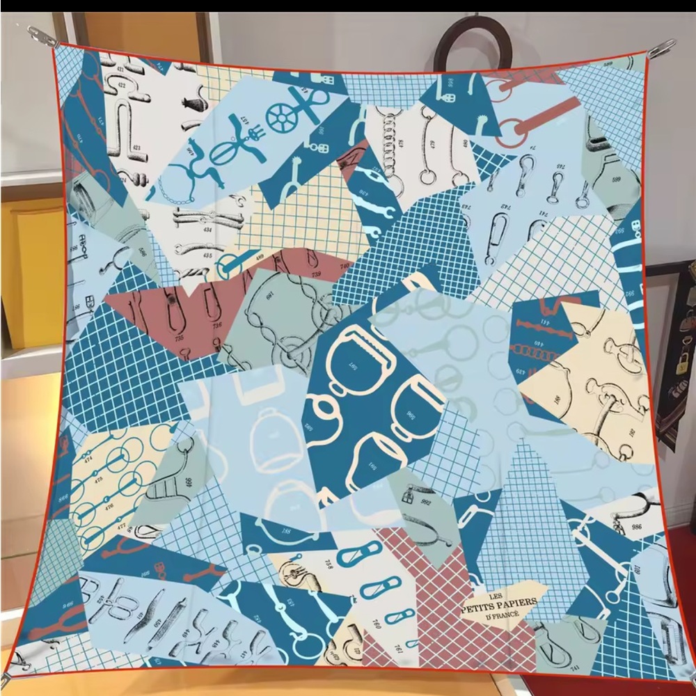 Colorful Patchwork Scarf